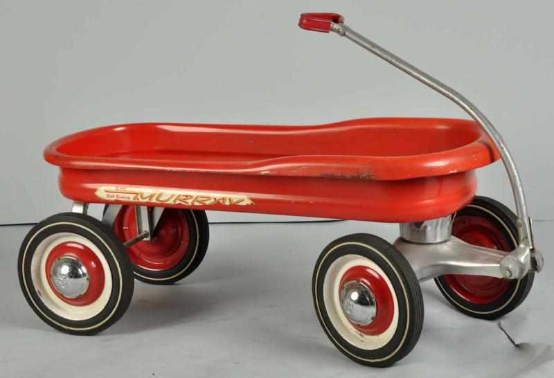 Appraisal: Pressed Steel Murray Ball Bearing Ride Wagon Toy Description Circa