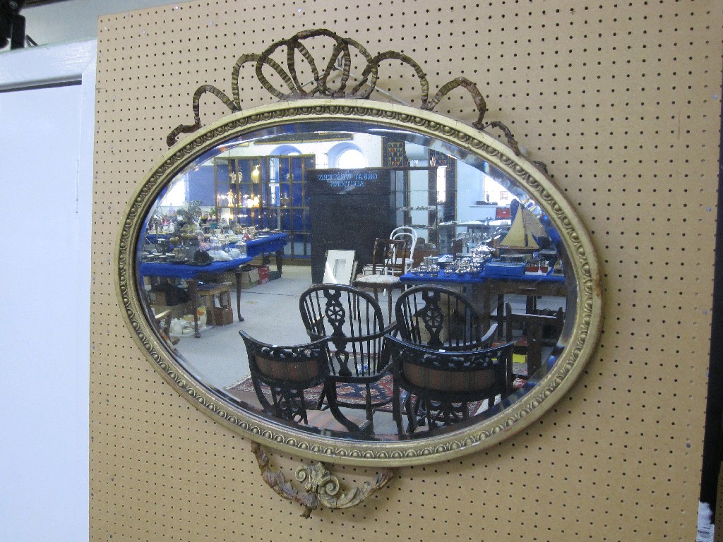 Appraisal: Gilt framed wall mirror