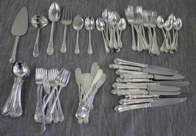 Appraisal: STERLING Lunt Flatware Service for From a Scarsdale NY estate