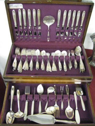 Appraisal: pc Wallace Stradivari Sterling Silver Flatwar Service for lots of