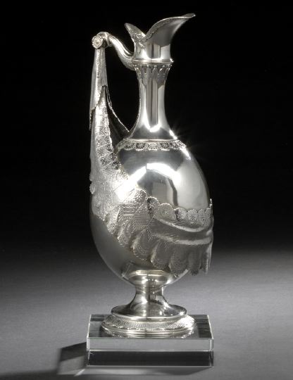 Appraisal: Unusual Victorian Orientalist Sterling Silver Ewer hallmarked Birmingham - by