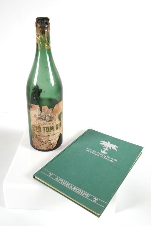 Appraisal: ERWIN ROMMEL GIN BOTTLE WAR TROPHYGin bottle from the hoard