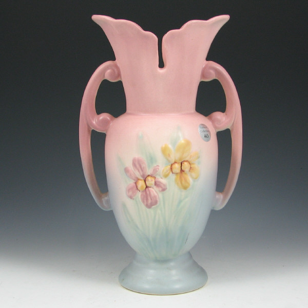 Appraisal: Hull Iris - Vase - Mint Iris vase in pink