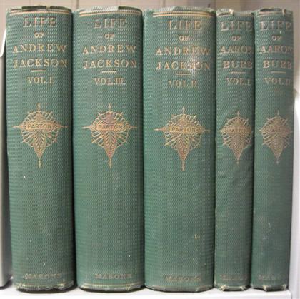 Appraisal: vols Americana Parton James Life of Andrew Jackson N Y