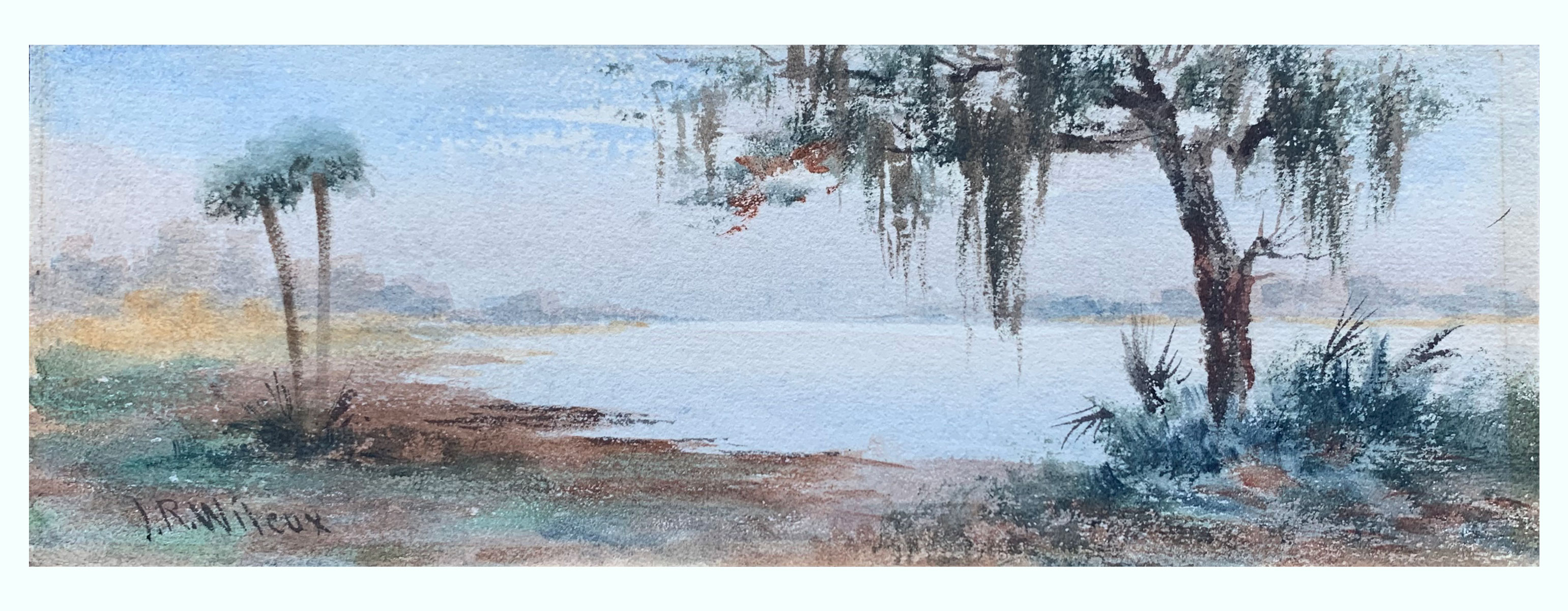 Appraisal: WILCOX James American - ''Tomoka River'' Watercolor '' x ''