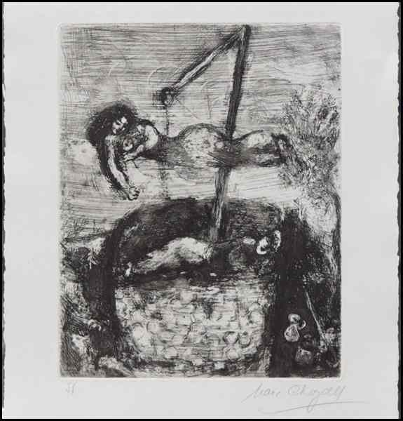 Appraisal: MARC CHAGALL - ONE PLATE - LES FABLES DE LA