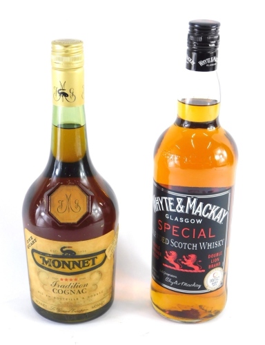 Appraisal: A bottle of Monnet Cognac marked four star and a