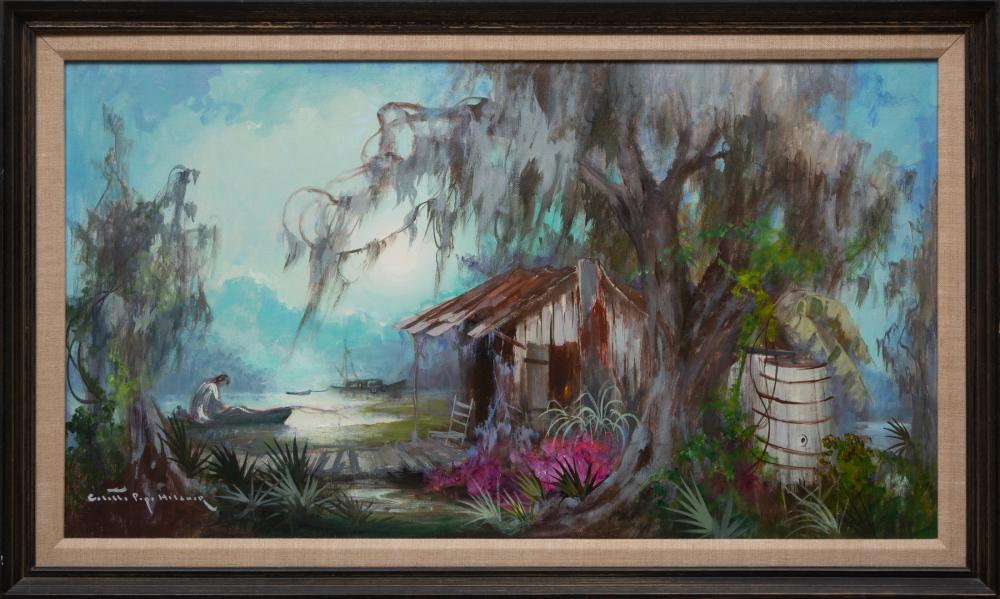 Appraisal: Colette Pope Heldner American Louisiana - Swamp Idyll Louisiana Bayou