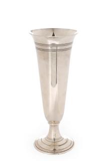 Appraisal: Tiffany Sterling Trumpet Vase NY Athletic Club Tiffany Co American