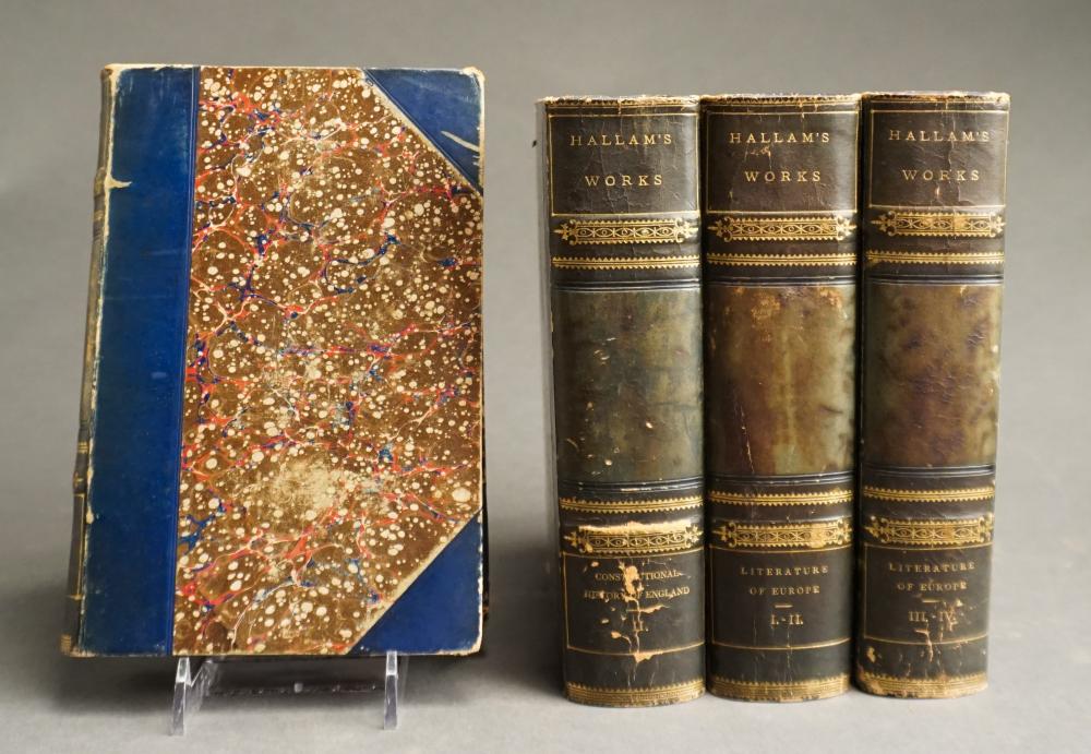 Appraisal: Henry Hallam History of England Volumes and Literature of Europe