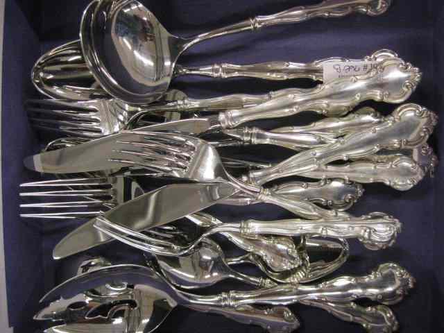 Appraisal: pcs Wallace Sterling Silver Flatware sterling handled various pieces appear