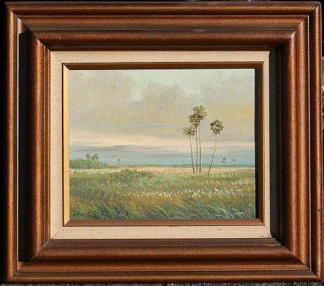 Appraisal: BUTLER Robert American - Florida Highwaymen Everglades scene OIL Upson