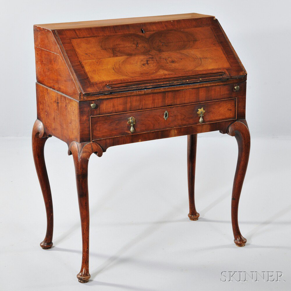 Appraisal: Louis XVI-style Bonheur du Jour France th century slant-lid with