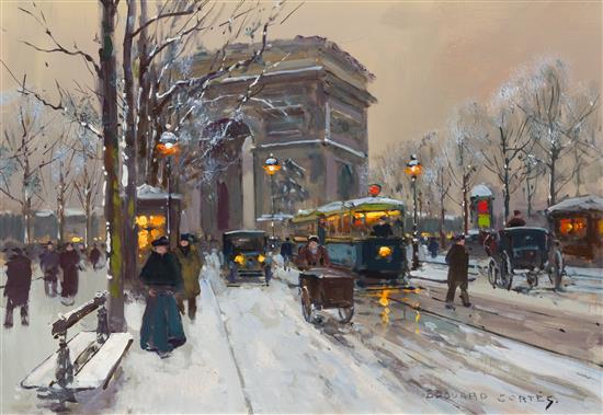 Appraisal: Sale Lot Edouard Leon Cortes French - L'Arc de Triomphe