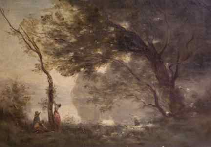 Appraisal: AFTER JEAN BAPTISTE CAMILLE COROT FRENCH SOUVENIR DE MORTEFONTAINE Oil