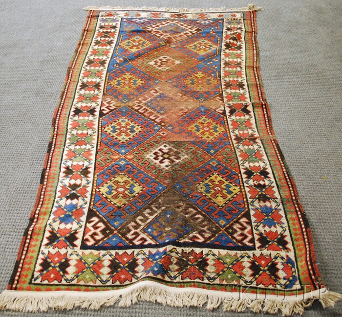 Appraisal: Kazak Rug Southwest Caucasus th century ft in x ft