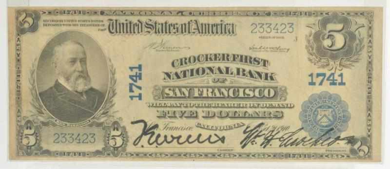 Appraisal: Lot of National Bank Notes Description Includes San Francisco CA