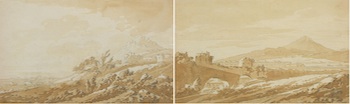 Appraisal: A Pair of Landscapes Continental ca th th Century A