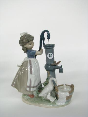 Appraisal: Lladro porcelain figurine Summer on the Farm depicting young girl