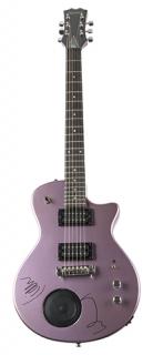 Appraisal: Oasis Signed Guitar Purple-finish electric guitar by Samick signed in