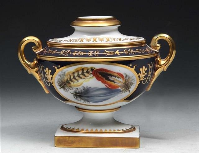 Appraisal: A ROYAL WORCESTER 'HERITAGE' COLLECTION TWO HANDLED VASE decorated with