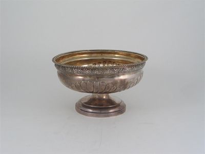 Appraisal: An early th century Russian bowl on a circular foot