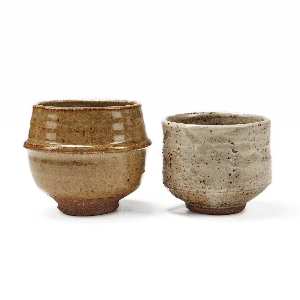 Appraisal: Grp Studio Pottery Cups - Warren MacKenzie Group of two