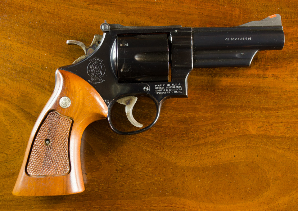 Appraisal: SMITH WESSON MODEL DOUBLE ACTION REVOLVER magnum caliber barrel blued