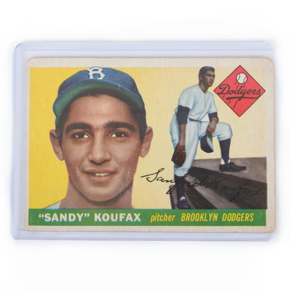 Appraisal: TOPPS SANDY KOUFAX ROOKIE BASEBALL CARD Topps Sandy Koufax Rookie