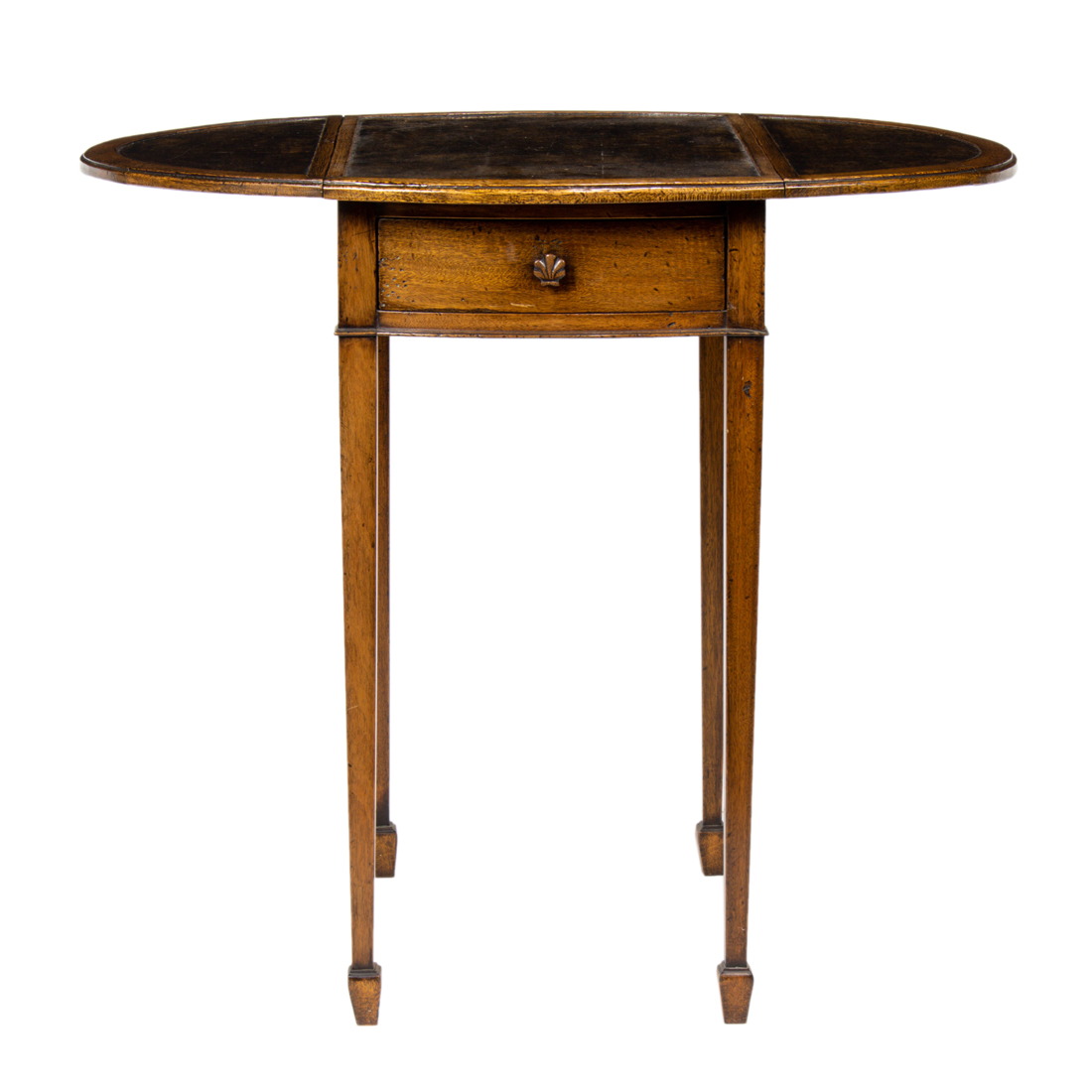 Appraisal: A GEORGIAN STYLE DROP LEAF OCCASIONAL TABLE A Georgian style