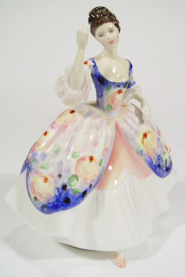 Appraisal: Hand painted Royal Doulton figurine 'Christine' HN factory mark to