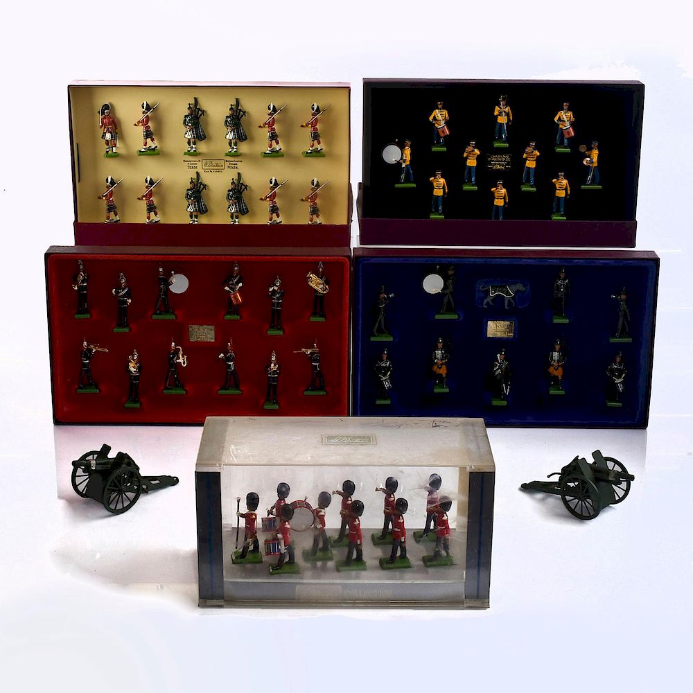 Appraisal: SETS VINTAGE W BRITAIN LIMITED ED TIN TOYS IN BOX