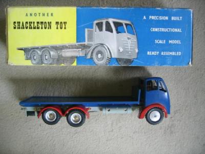 Appraisal: Shackletons FG six wheel platform lorry blue with red boxed