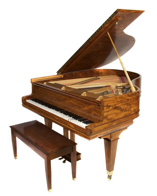 Appraisal: Mason and Hamlin Baby Grand Piano the mahogany case raised