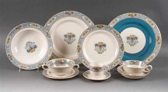 Appraisal: Lenox porcelain extensive dinner service in ''The Autumn'' pattern approximately