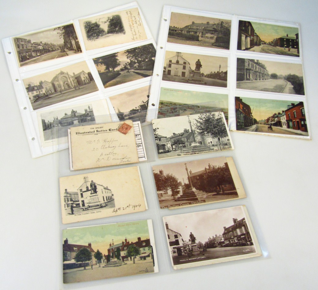 Appraisal: Various early thC and other postcards Lincolnshire related black and