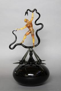 Appraisal: Lucio Bubacco Italian b - The Face of Evil Lamp