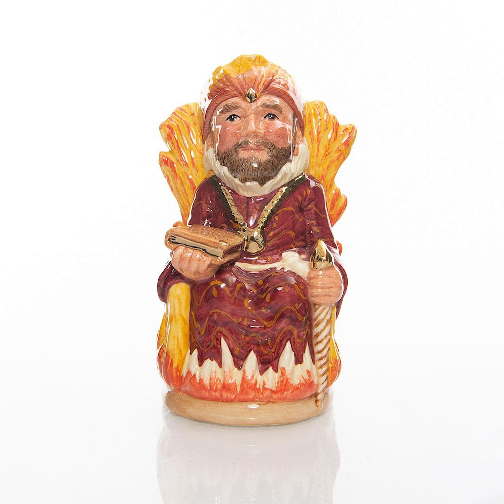 Appraisal: ROYAL DOULTON TOBY JUG THE FIRE KING D Robed man