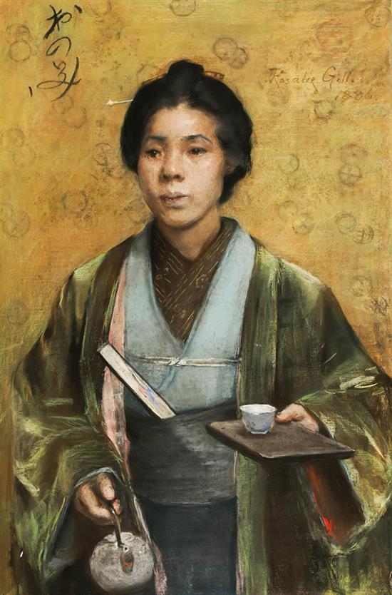 Appraisal: Rosalie Gill American - Japanese Woman Signed Rosalie Gill u