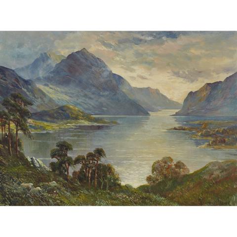 Appraisal: Graham Williams - THIRLEMERE LAKE DISTRICT Scottish Oil on canvas