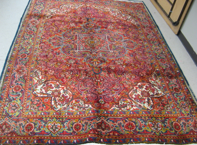 Appraisal: PERSIAN HERIZ CARPET ' x '