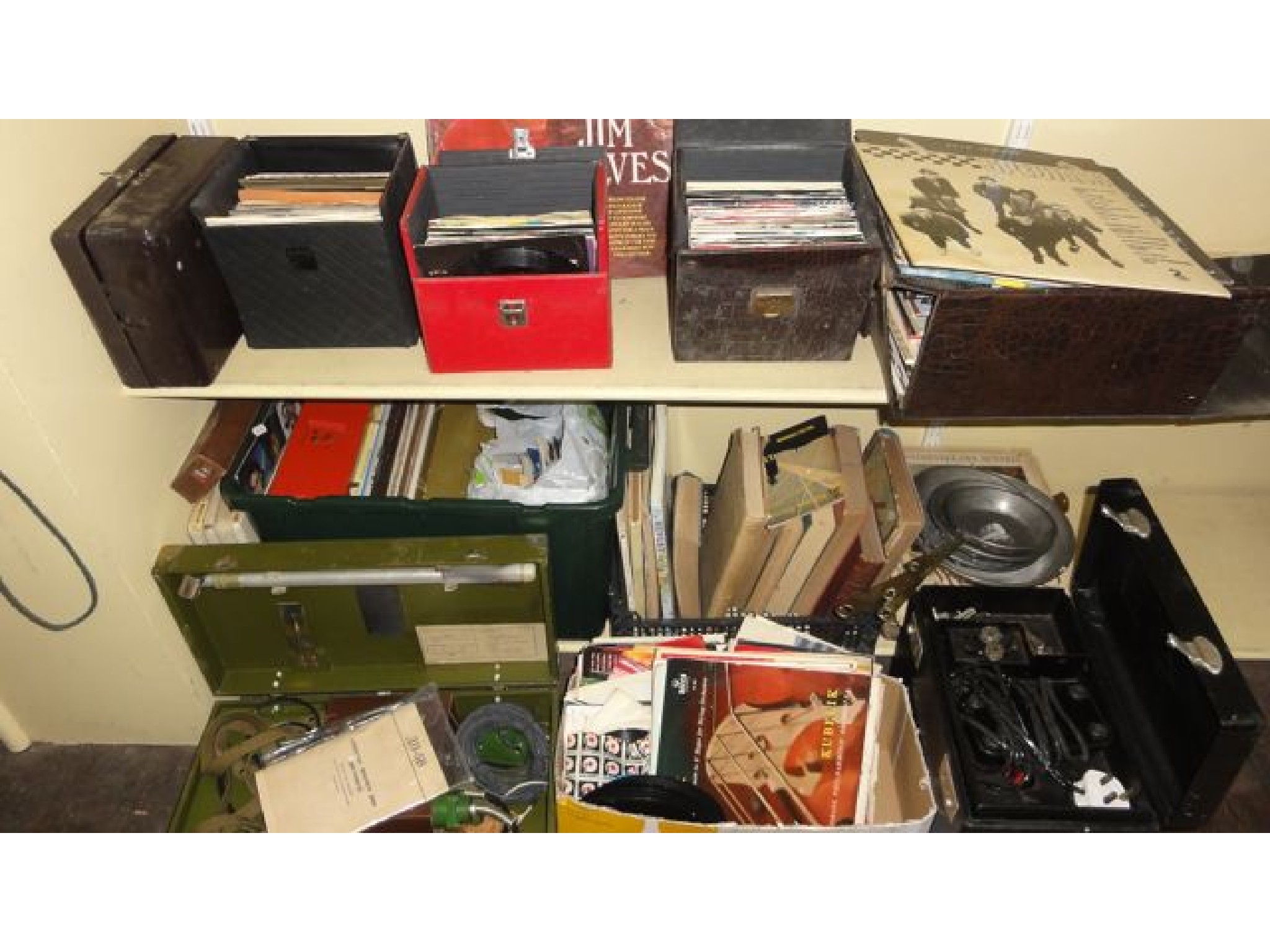 Appraisal: An unsorted collection of vinyl albums including The Specials UB