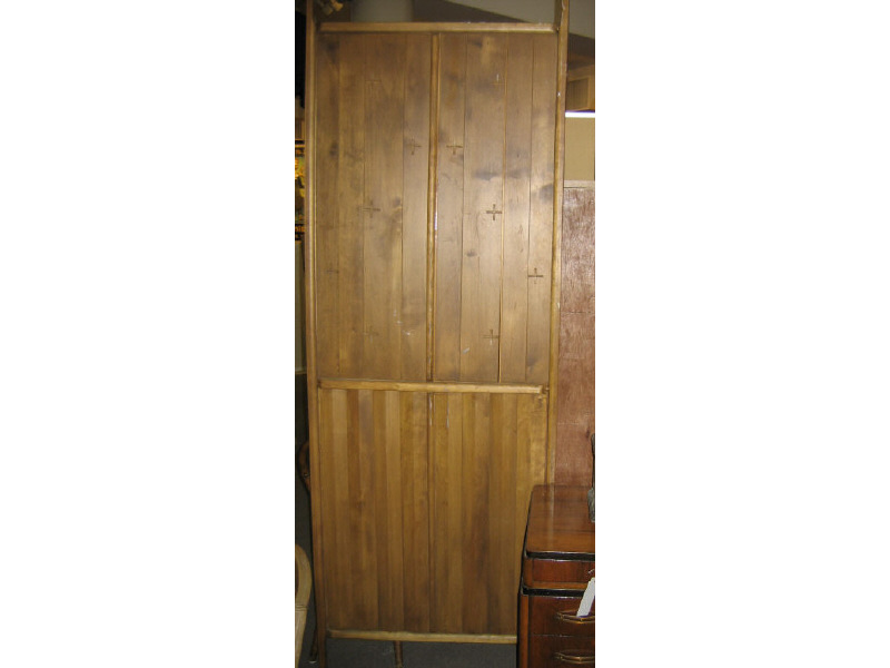 Appraisal: PANELED ROOM DIVIDER two-sided divided into four panels the upper