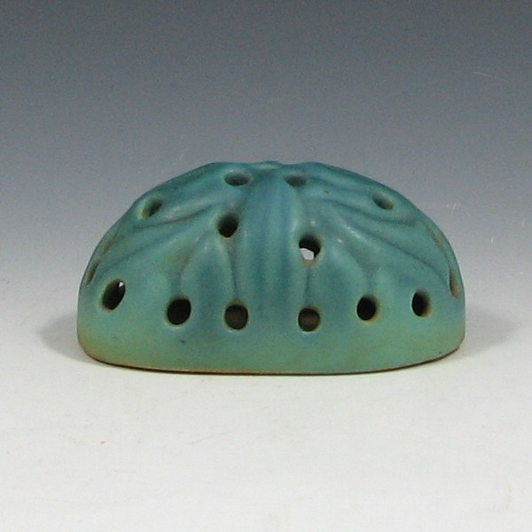 Appraisal: Van Briggle Ming Turquoise Flower Frog - Mint Van Briggle