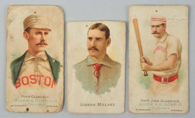 Appraisal: Lot of Allen Ginter's Baseball Cards Description Includes John Clarkson