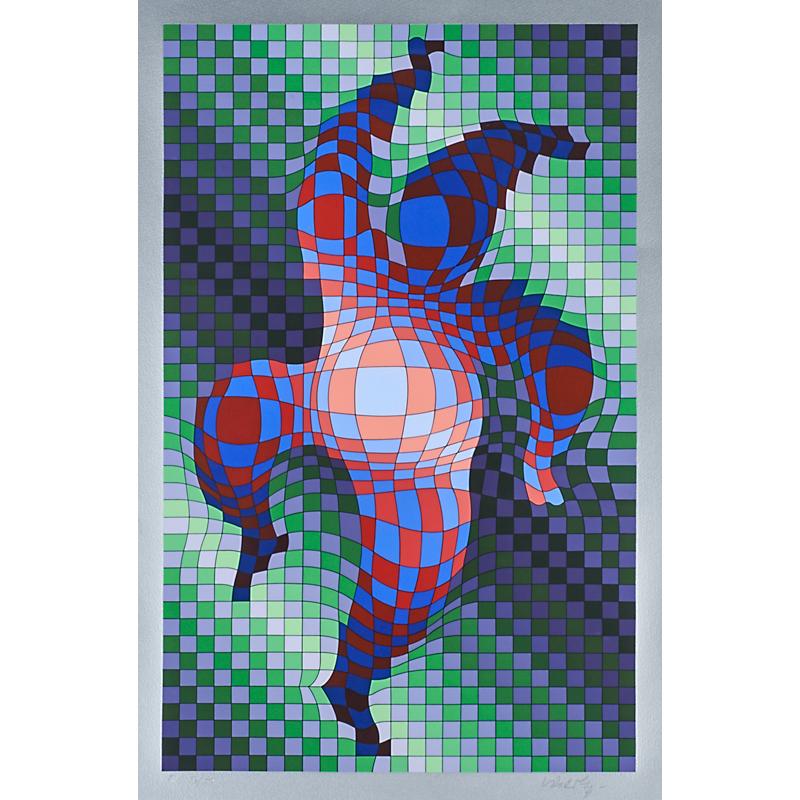 Appraisal: VICTOR VASARELY Hungarian - Condition Report Good condition Taped archival