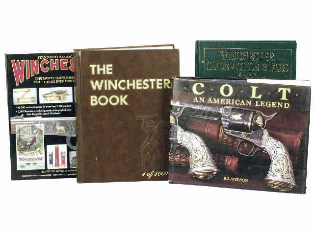 Appraisal: Collection of reference and price guide books includes The Winchester