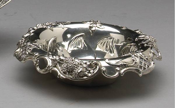 Appraisal: A sterling berry bowlTiffany amp Co New York NY circa