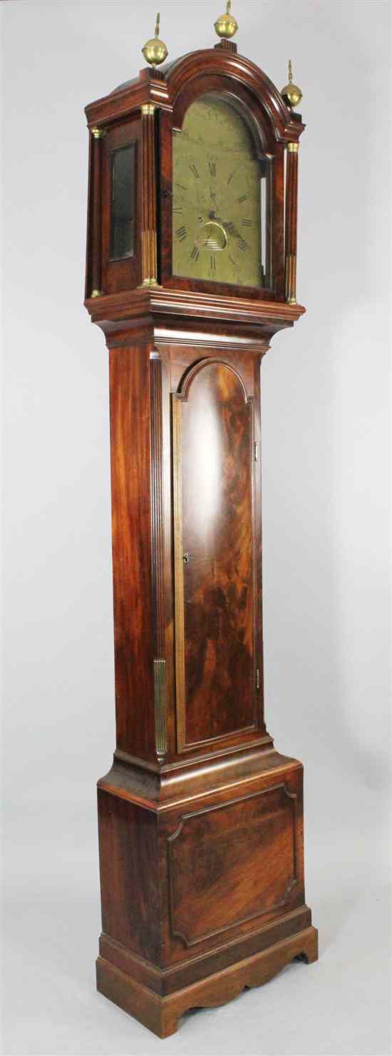 Appraisal: A George III mahogany eight day longcase clock the inch