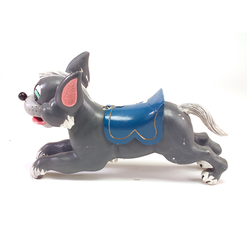 Appraisal: Jerry The Cat carousel figure carved wood with repainted finish